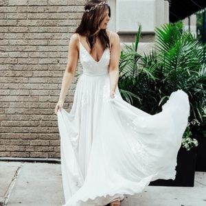 BHLDN Dreams of You Embroidered Wedding Dress